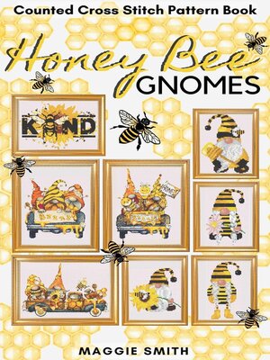cover image of Honey Bee Gnomes | Counted Cross Stitch Patters